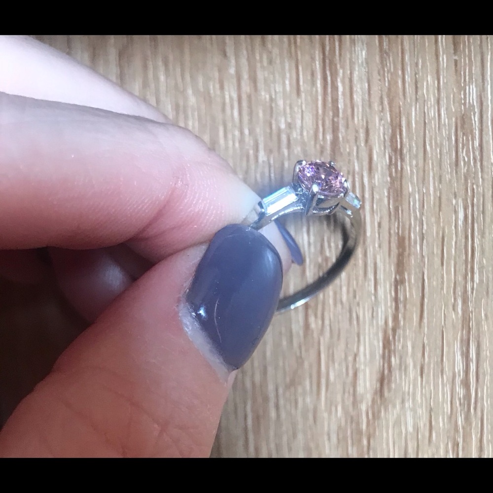 SHE LIED! Pink Diamond Ring SHE BLOCKED ME - Picture 3 of 8